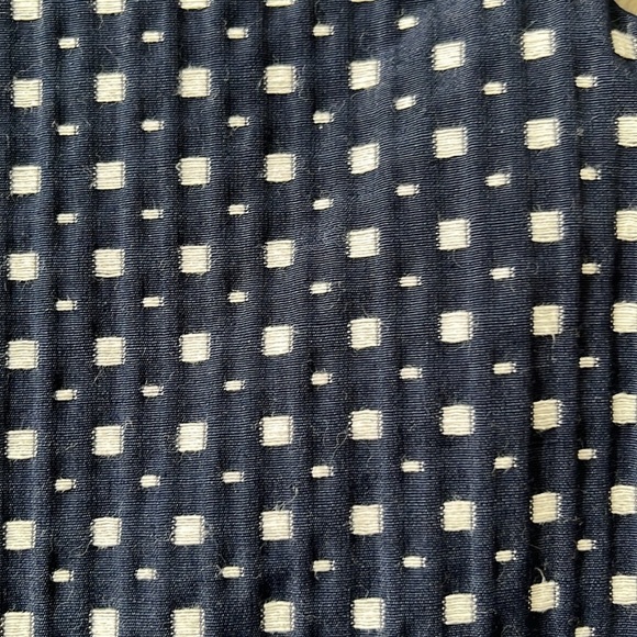 Jamie and Jack Geo Print Dobby Dress Navy Classic Cotton Blend Girls 2T - Picture 10 of 11
